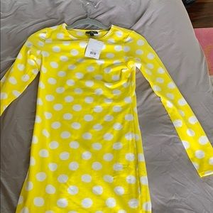 Bodycon polka dot dress